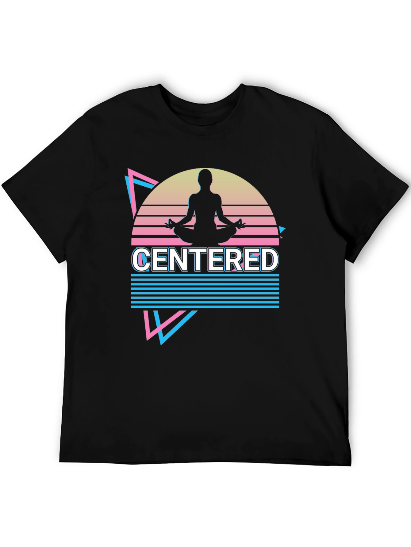 Centered Mind T-Shirt Yoga Meditation Design