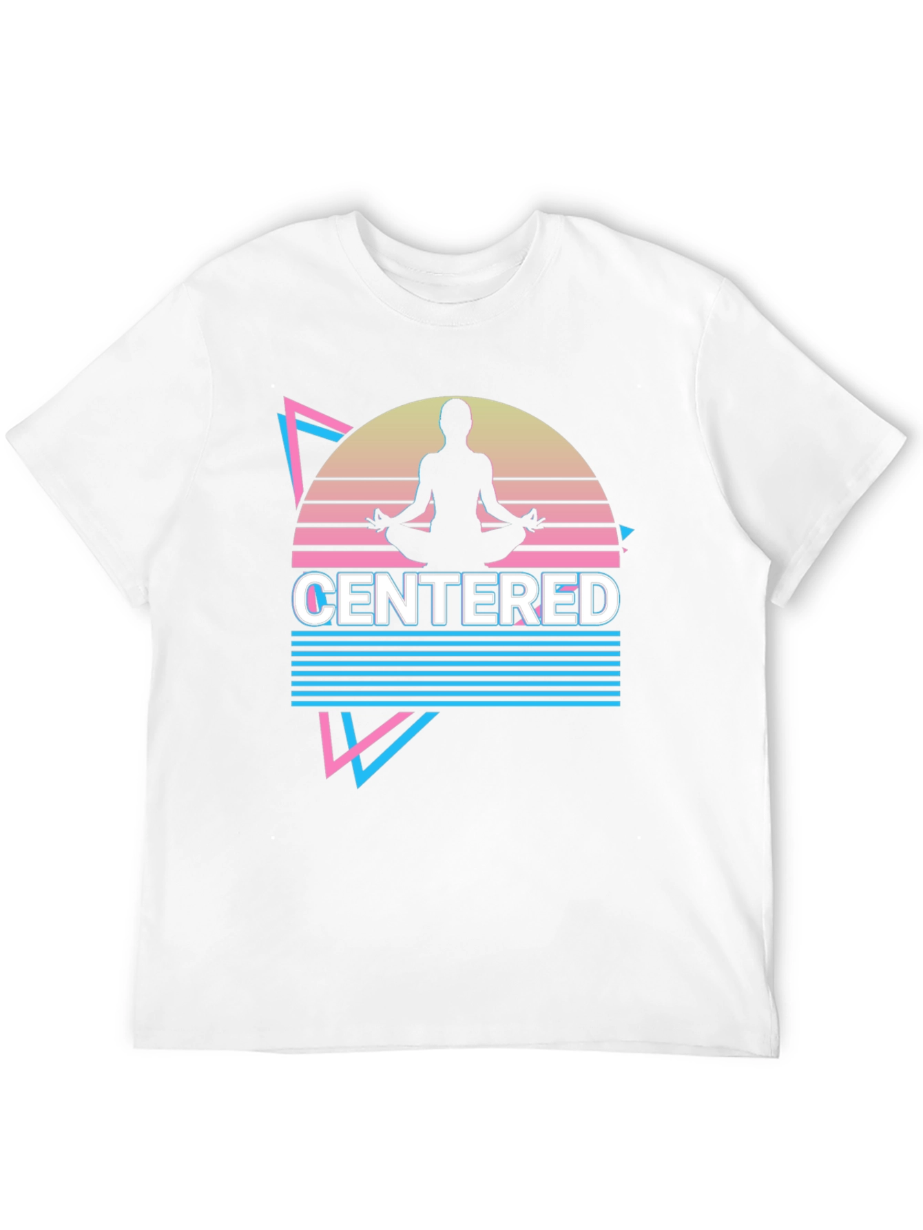 Centered Mind T-Shirt Yoga Meditation Design
