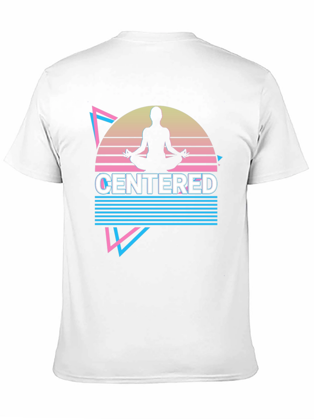 Centered Mind T-Shirt Yoga Meditation Design