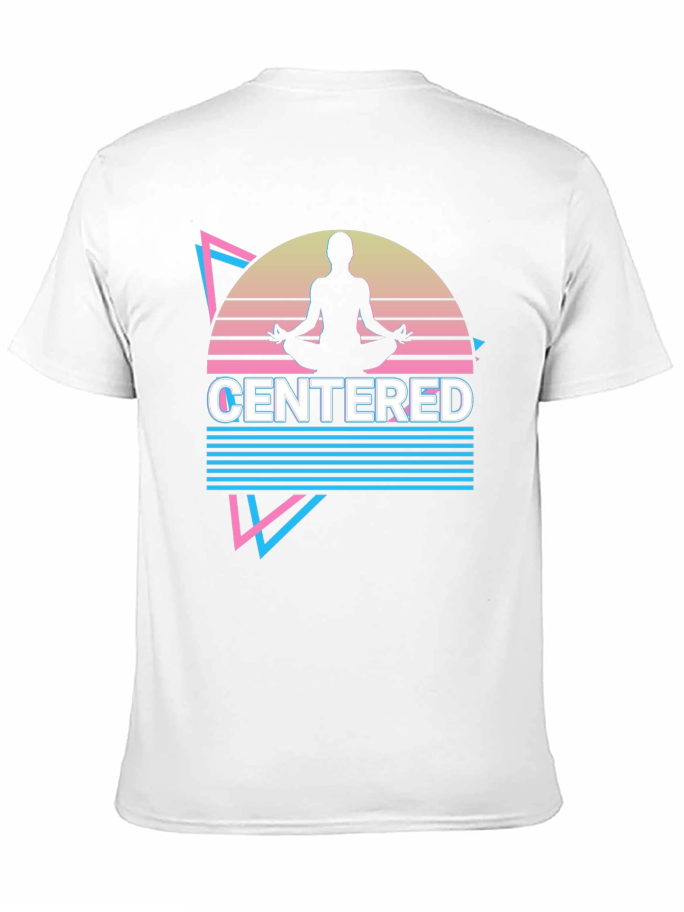 Centered Mind T-Shirt Yoga Meditation Design