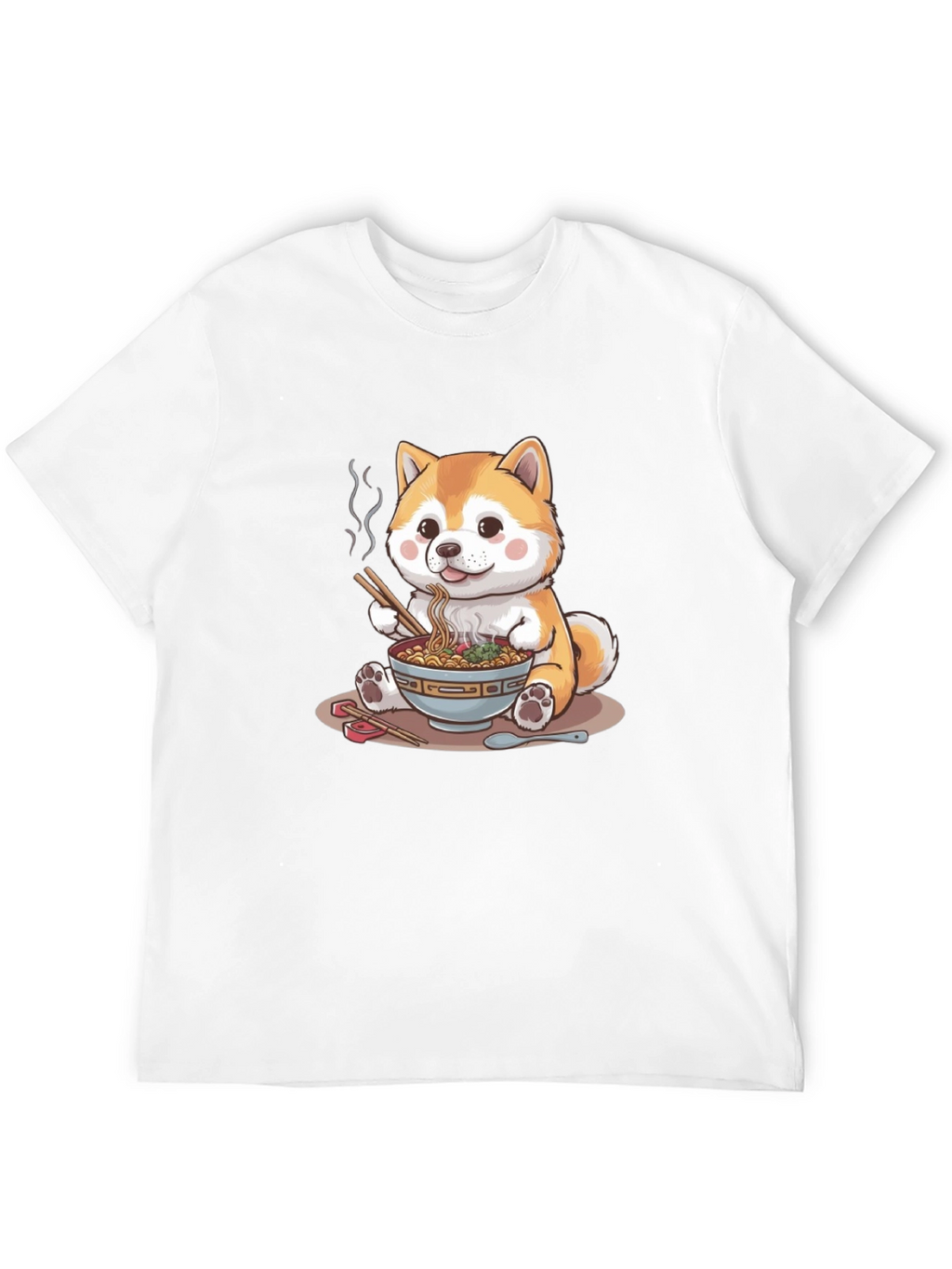 Cute Shiba Inu Ramen T-Shirt