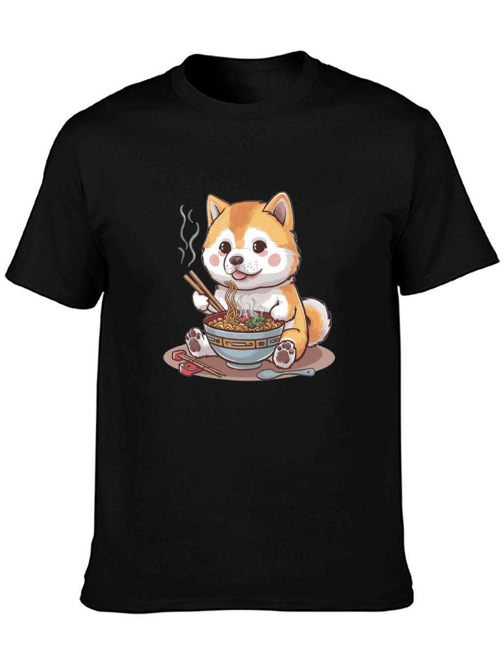 Cute Shiba Inu Ramen T-Shirt