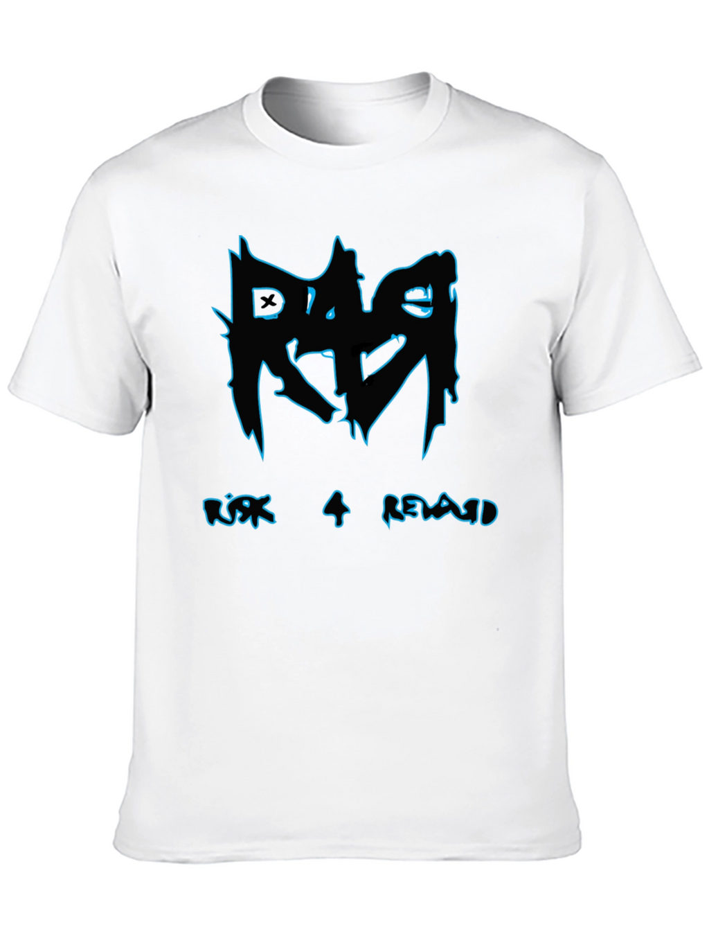 Risk 4 Reward Graphic Print Black T-Shirt
