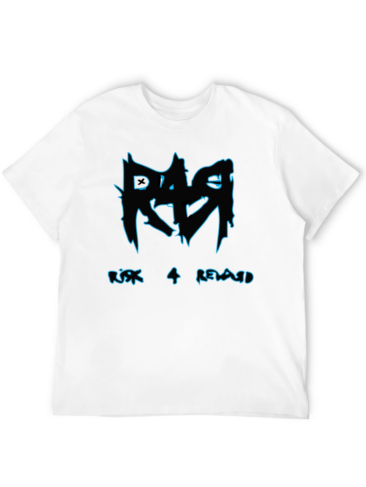 Risk 4 Reward Graphic Print Black T-Shirt