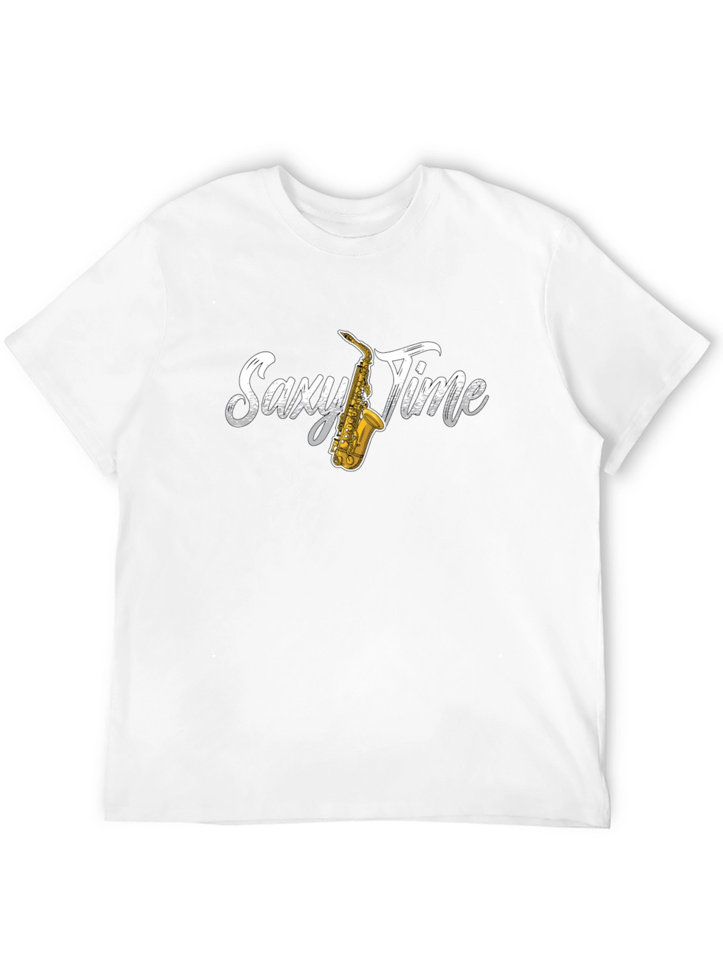 Saxy Time T-Shirt - Cool Music Lover Tee