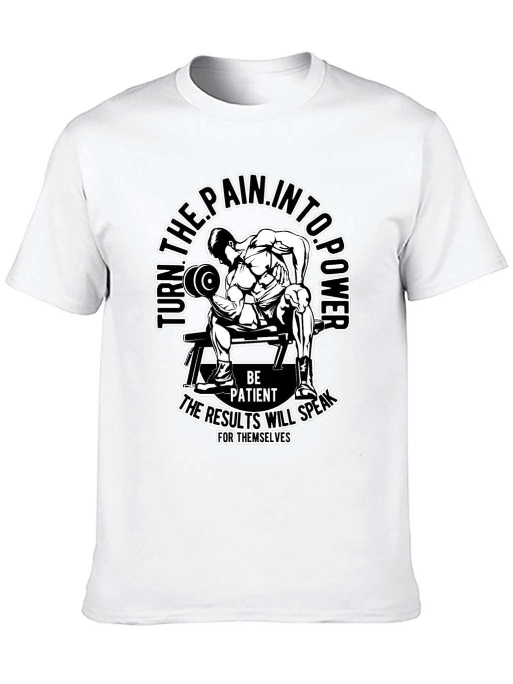 Motivational Gym T-Shirt: Turn Pain Into Power