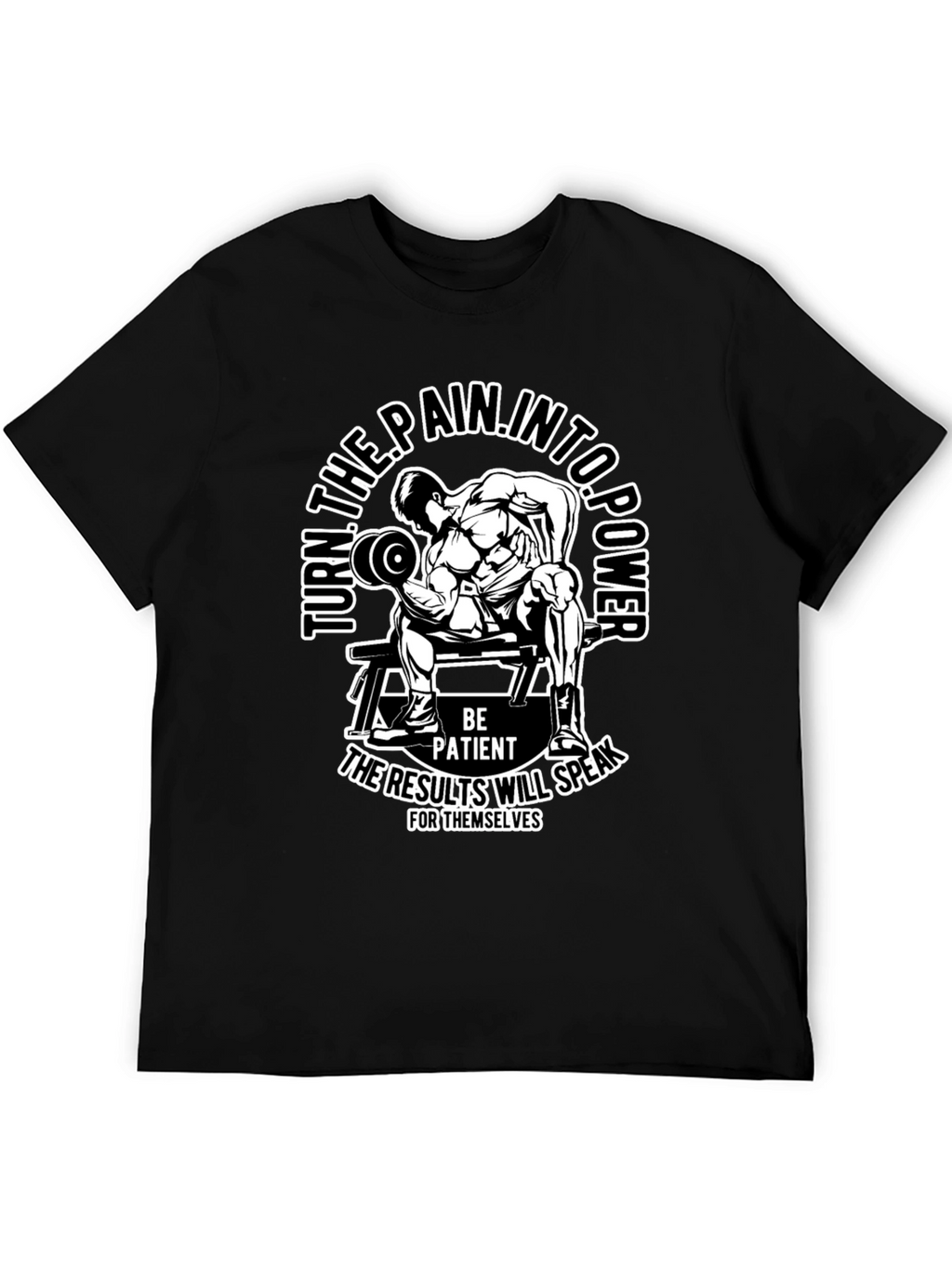 Motivational Gym T-Shirt: Turn Pain Into Power
