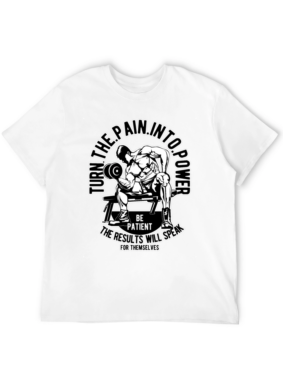 Motivational Gym T-Shirt: Turn Pain Into Power