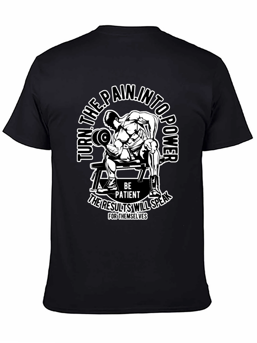 Motivational Gym T-Shirt: Turn Pain Into Power