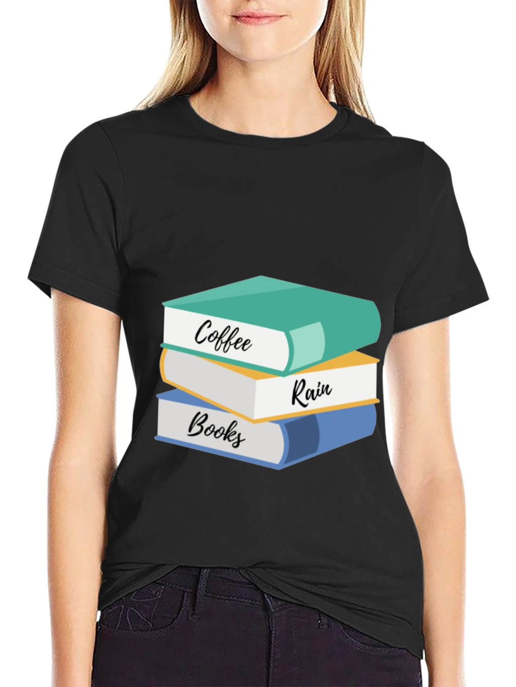 Coffee Rain Books T-Shirt: Cozy Readers Tee