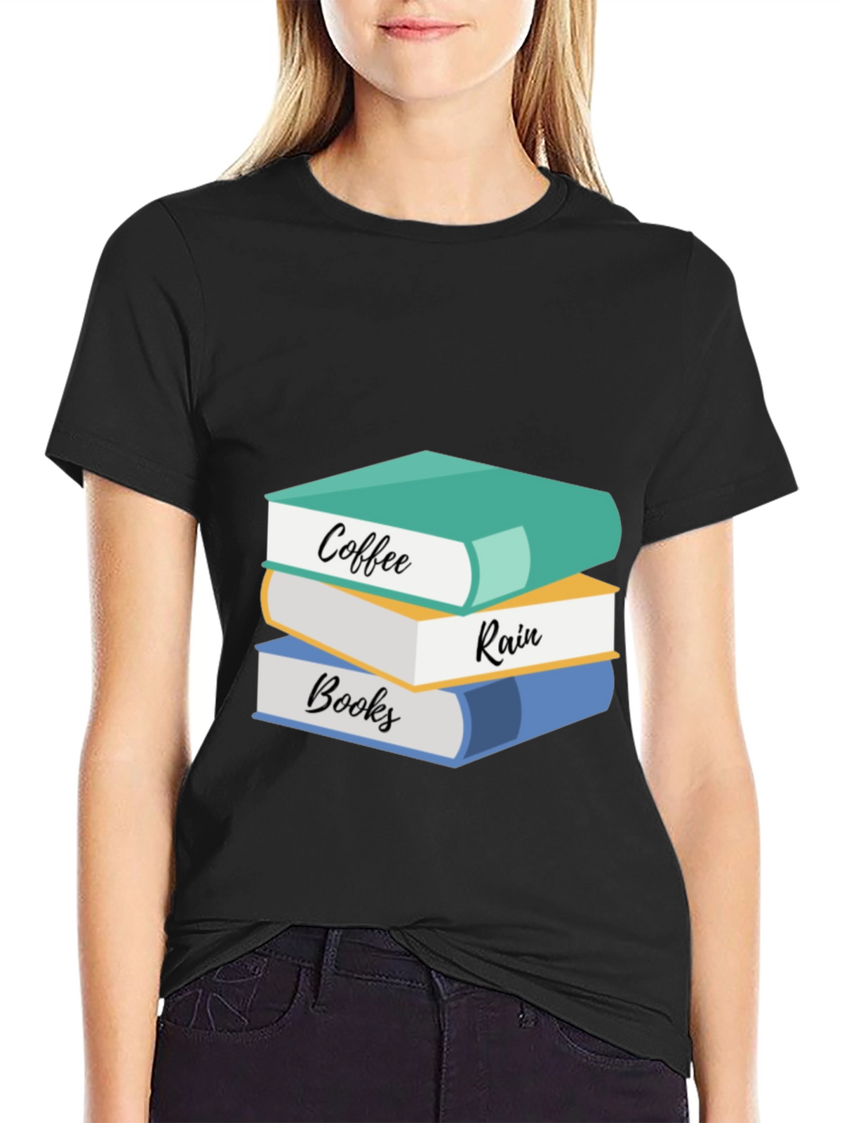 Coffee Rain Books T-Shirt: Cozy Readers Tee