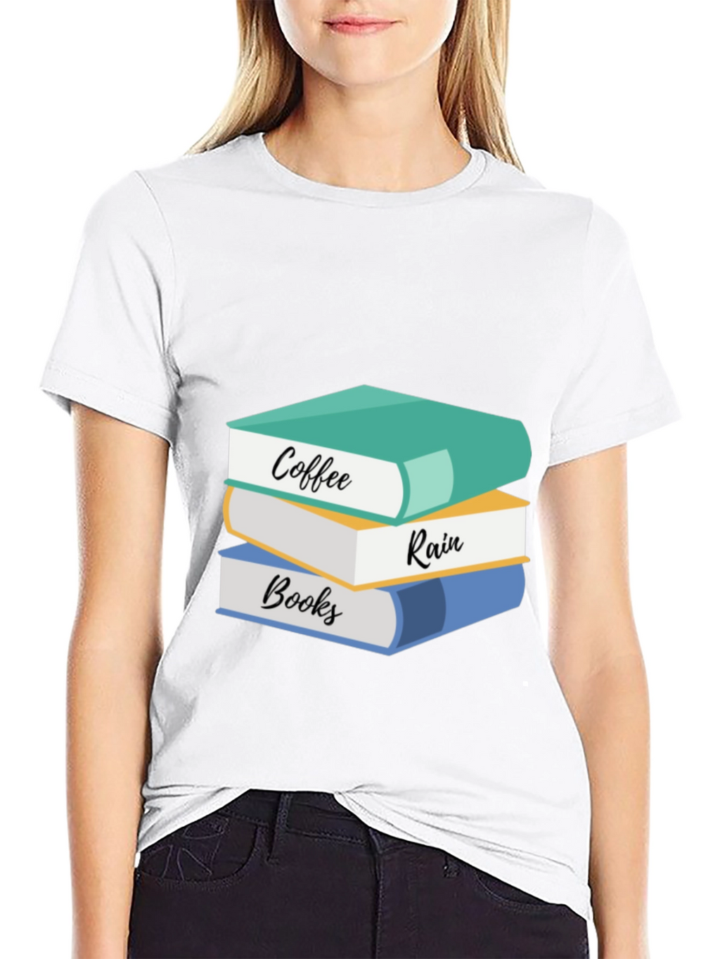 Coffee Rain Books T-Shirt: Cozy Readers Tee