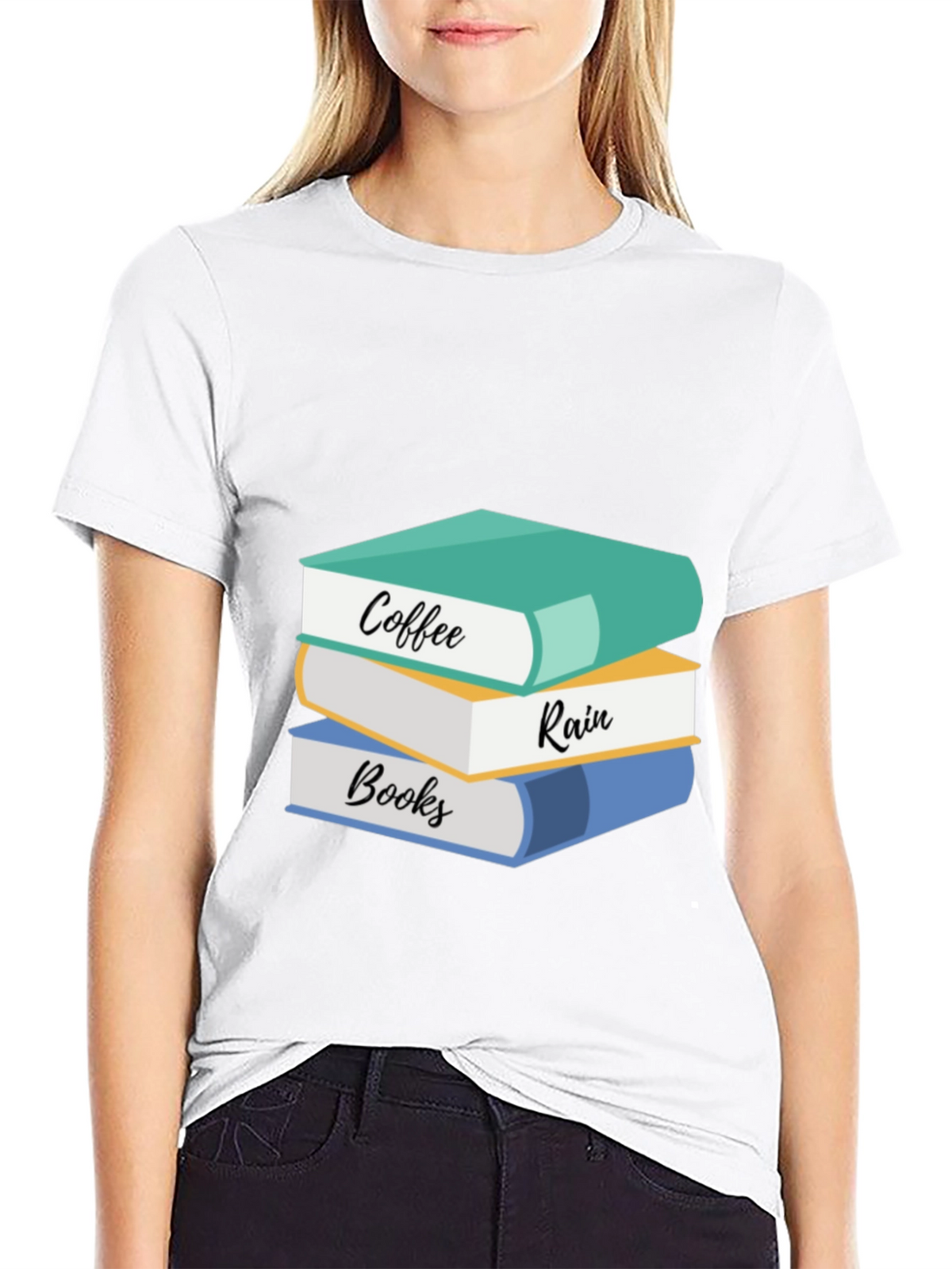 Coffee Rain Books T-Shirt: Cozy Readers Tee