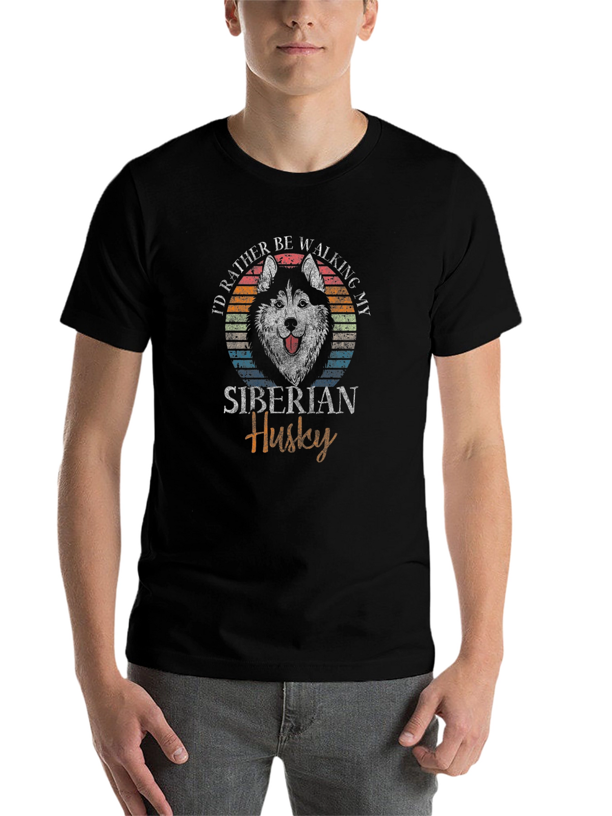 Siberian Husky T-Shirt Dog Lover Tee