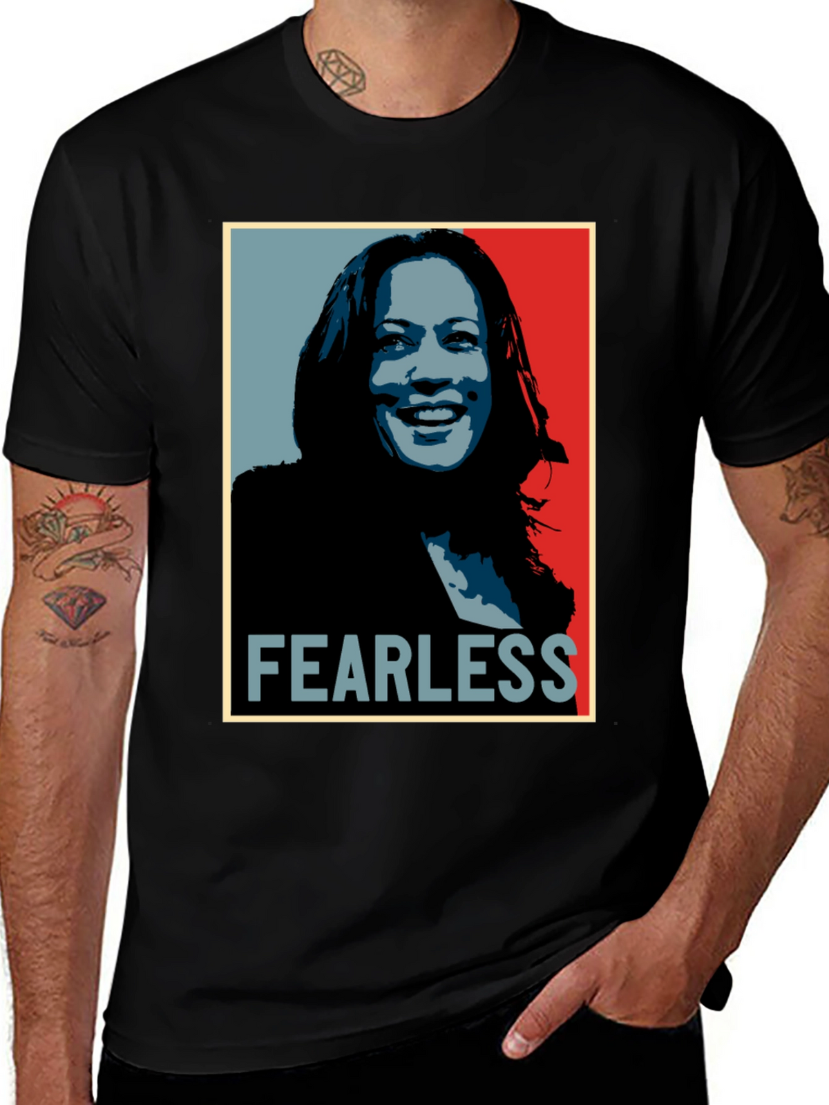 Fearless Kamala T-Shirt Political Tee