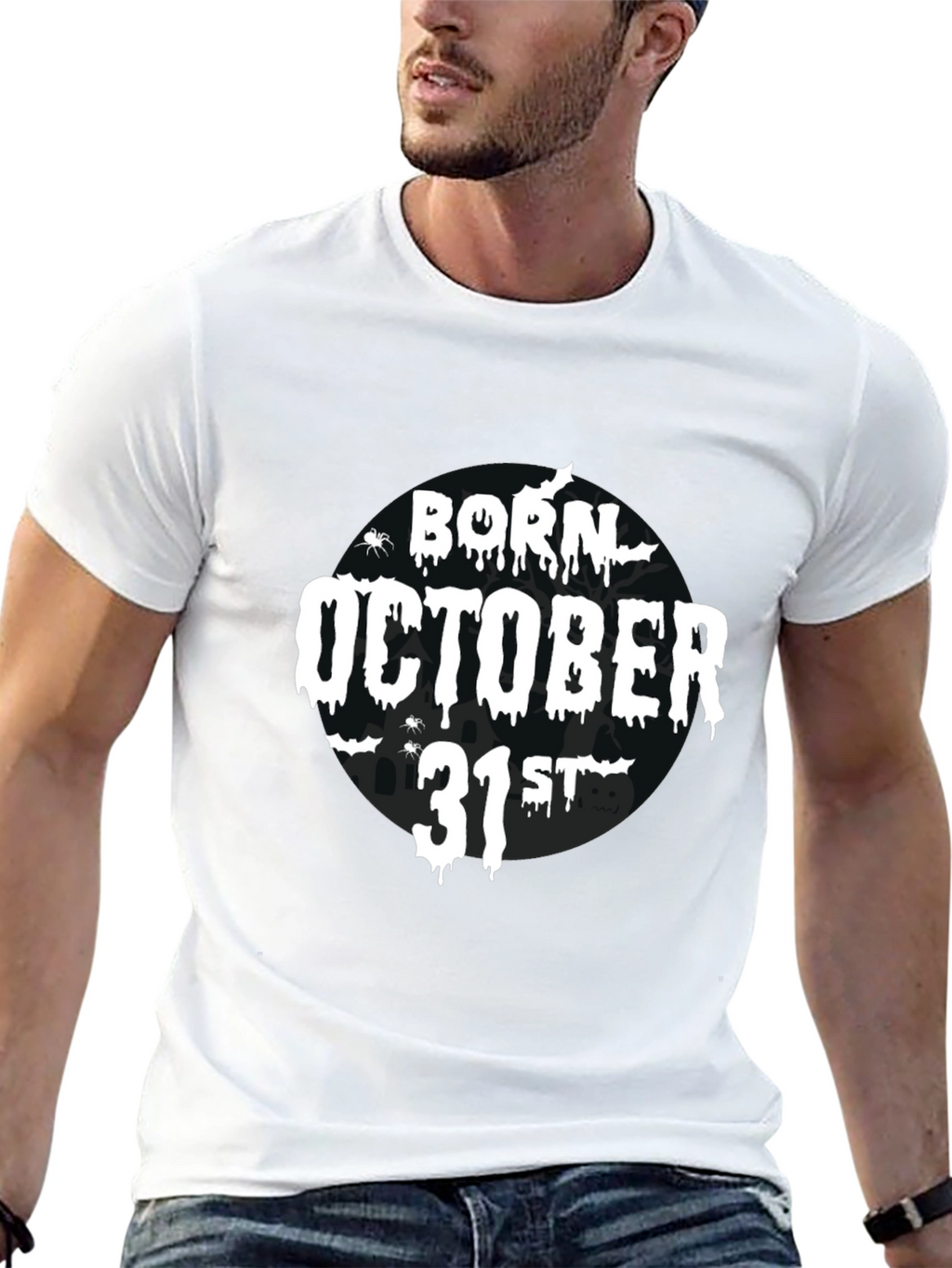 Born October 31st T-Shirt - Halloween Birthday Tee