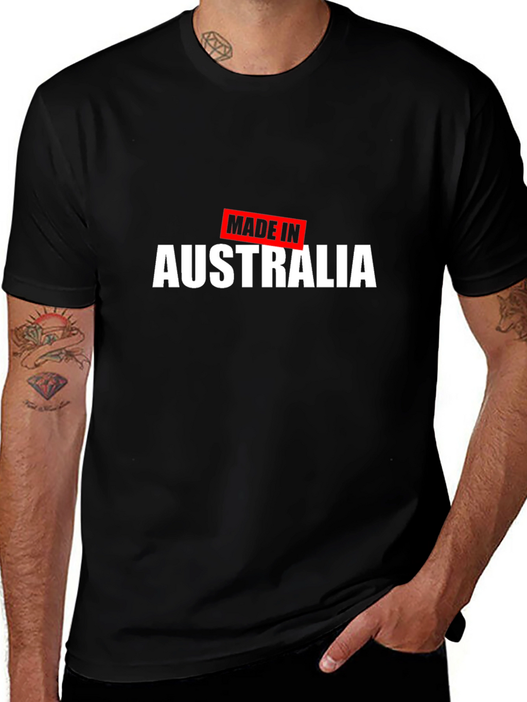 Made in Australia Graphic Tee - Black