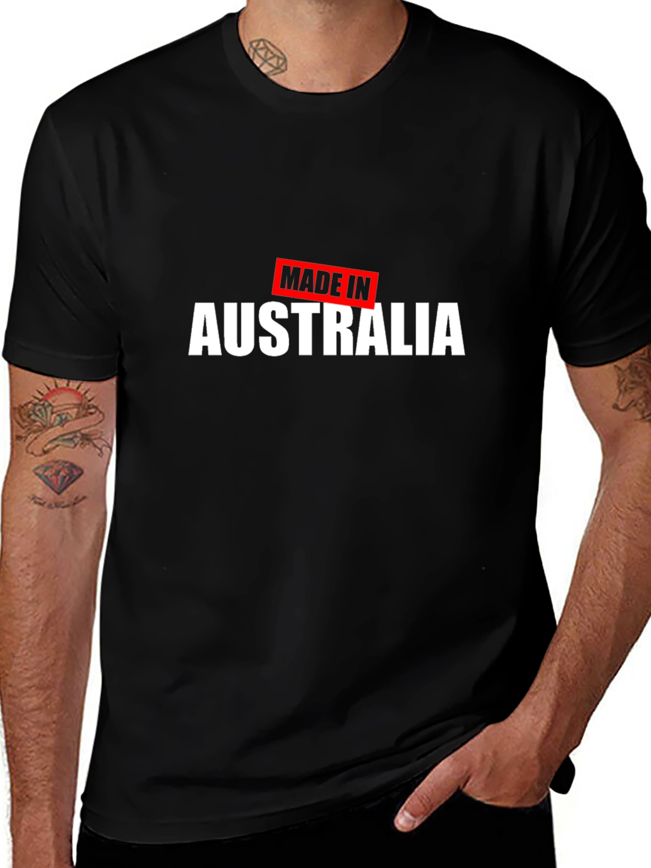 Made in Australia Graphic Tee - Black