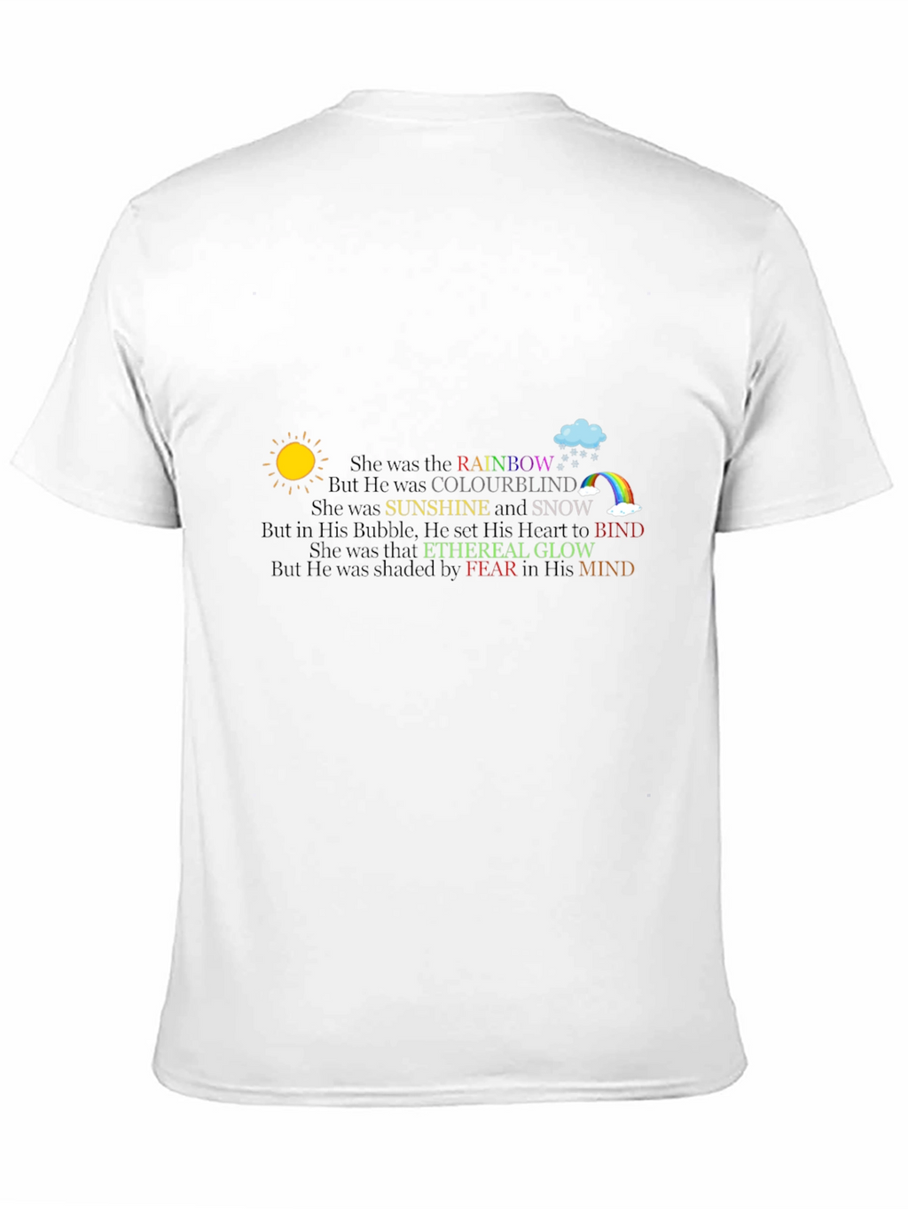 Rainbow Colourblind Graphic T-Shirt