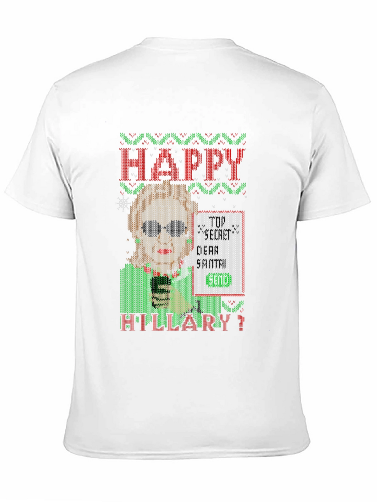 Happy Hillary Funny Christmas Sweater T-Shirt
