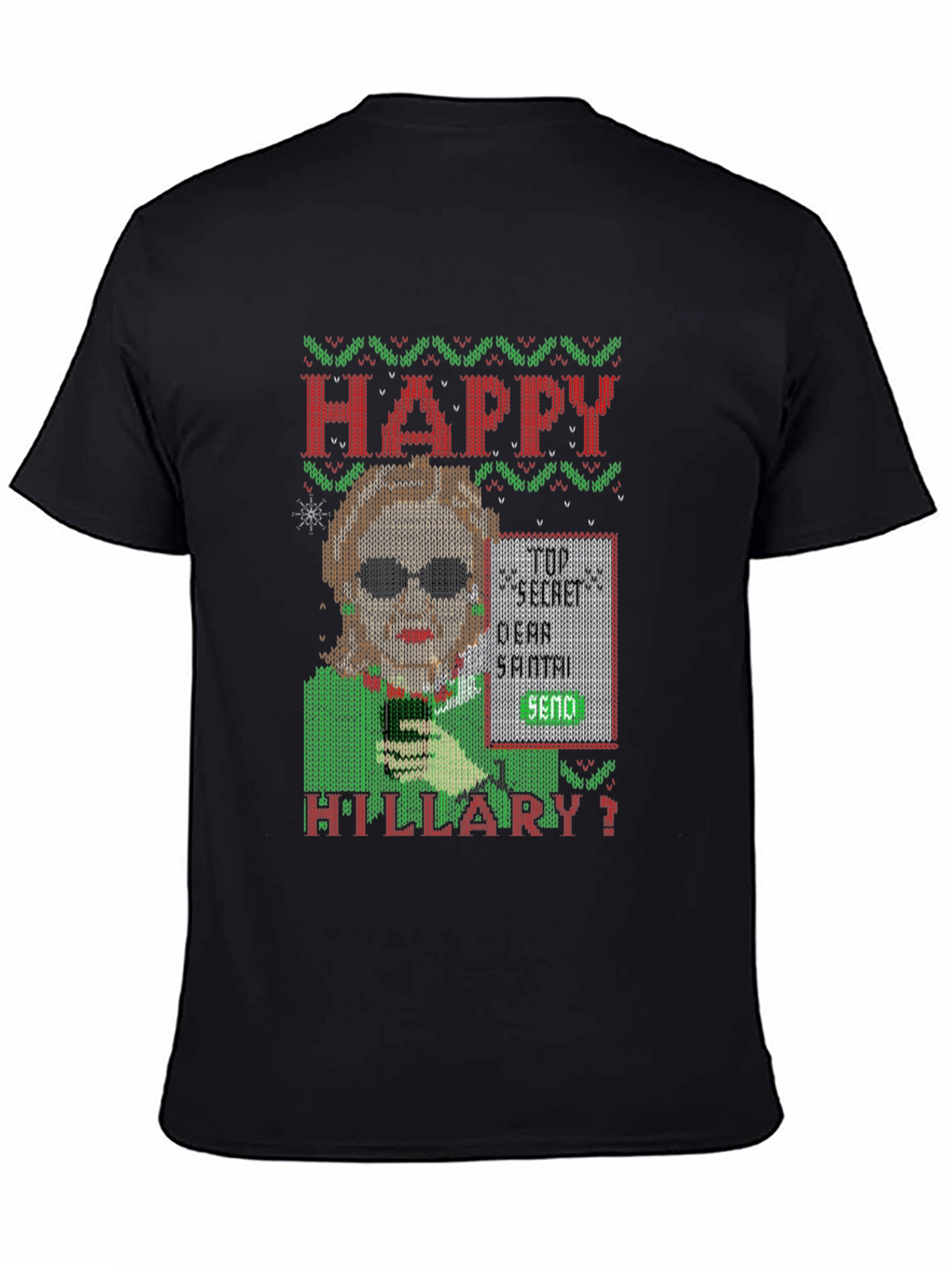 Happy Hillary Funny Christmas Sweater T-Shirt