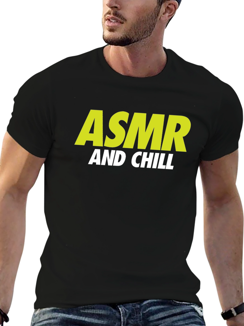 ASMR and Chill Graphic Tee - Relaxing Vibe