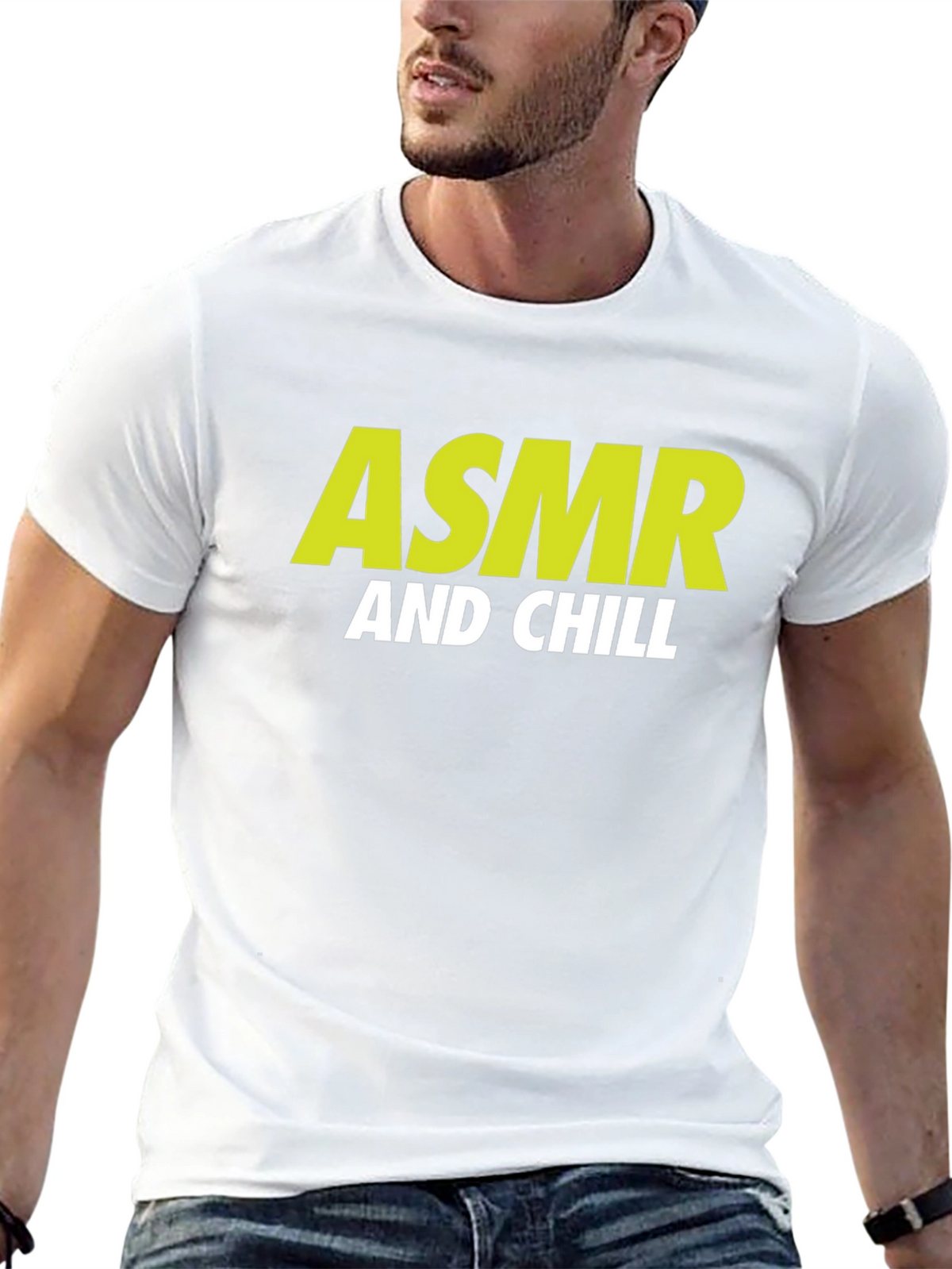 ASMR and Chill Graphic Tee - Relaxing Vibe
