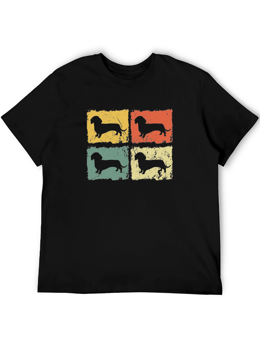 Retro Dachshund Dog Graphic T-Shirt
