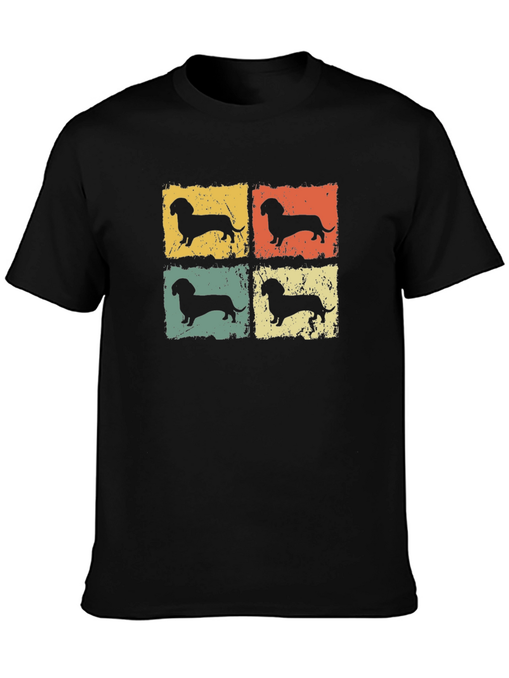 Retro Dachshund Dog Graphic T-Shirt