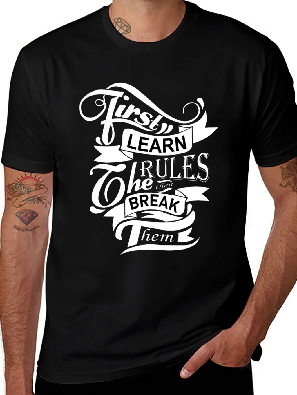 First Learn the Rules Graphic T-Shirt