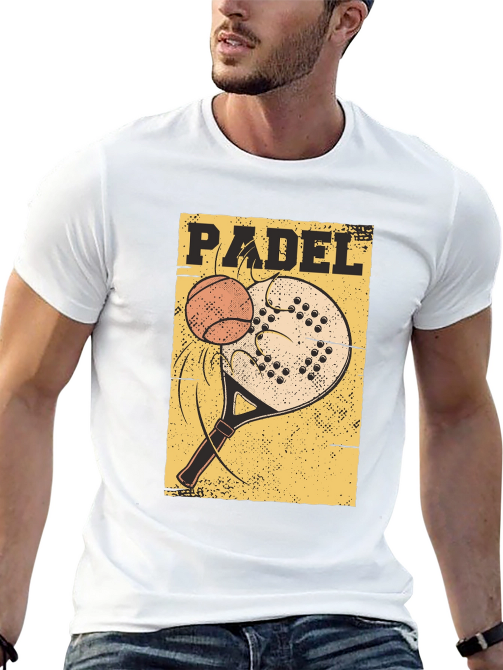 Padel Sport T-Shirt: Tennis Paddle Ball Graphic Tee