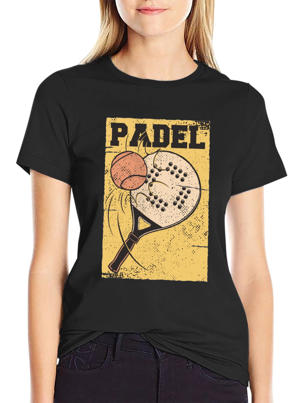 Padel Sport T-Shirt: Tennis Paddle Ball Graphic Tee