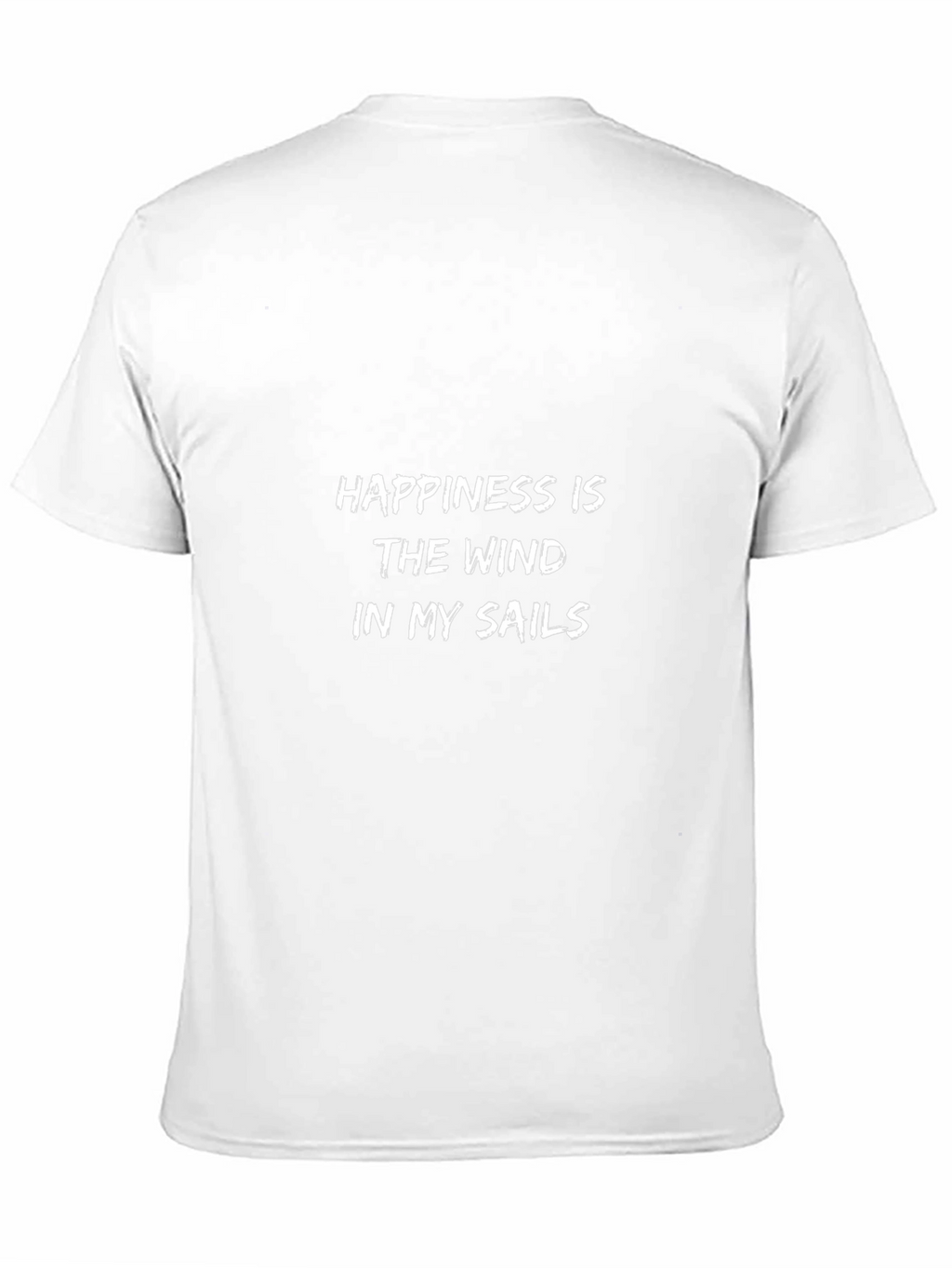 Happiness is The Wind in My Sails Black T-Shirt