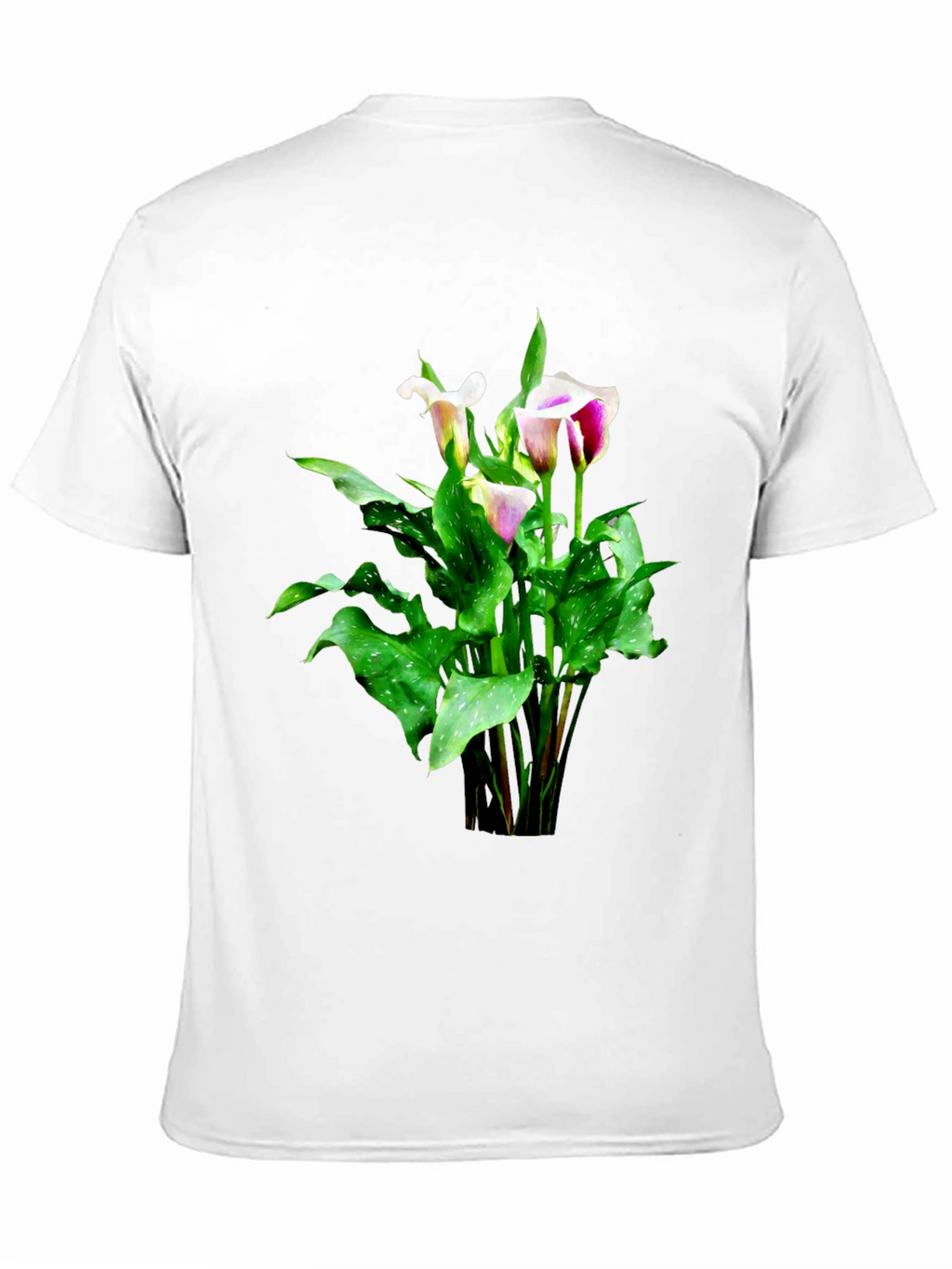 Floral Graphic Tee - Calla Lily Design