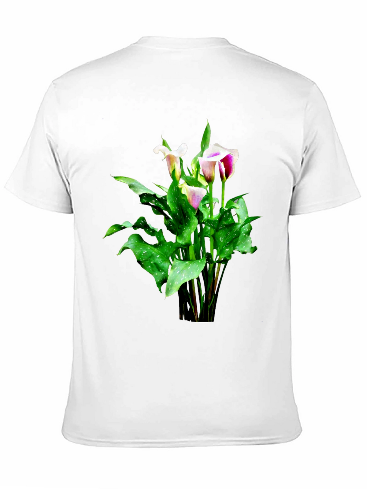 Floral Graphic Tee - Calla Lily Design