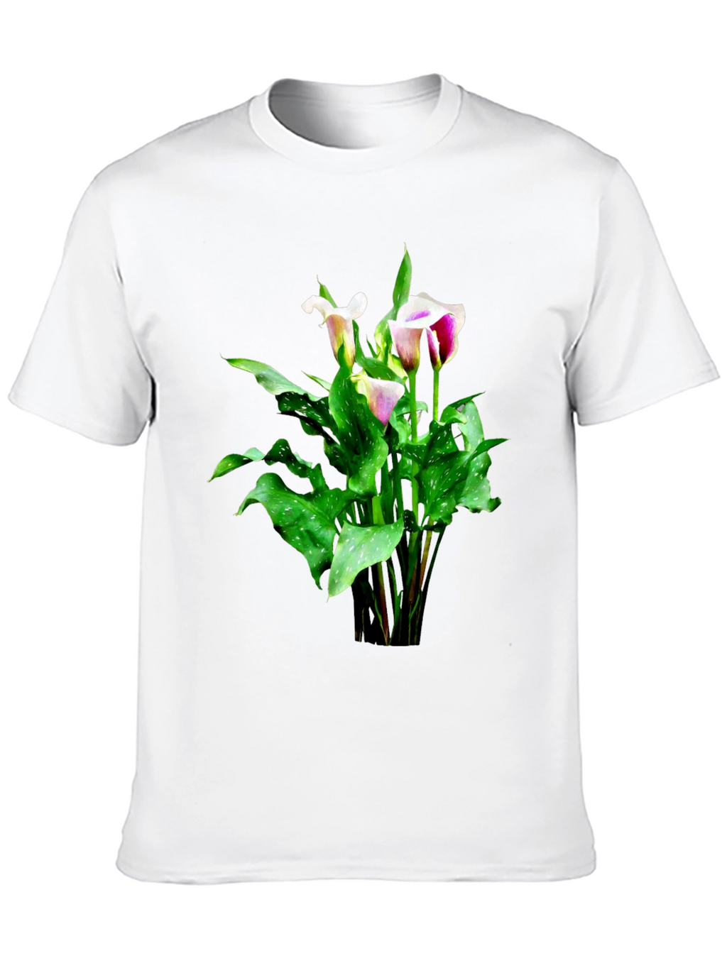 Floral Graphic Tee - Calla Lily Design