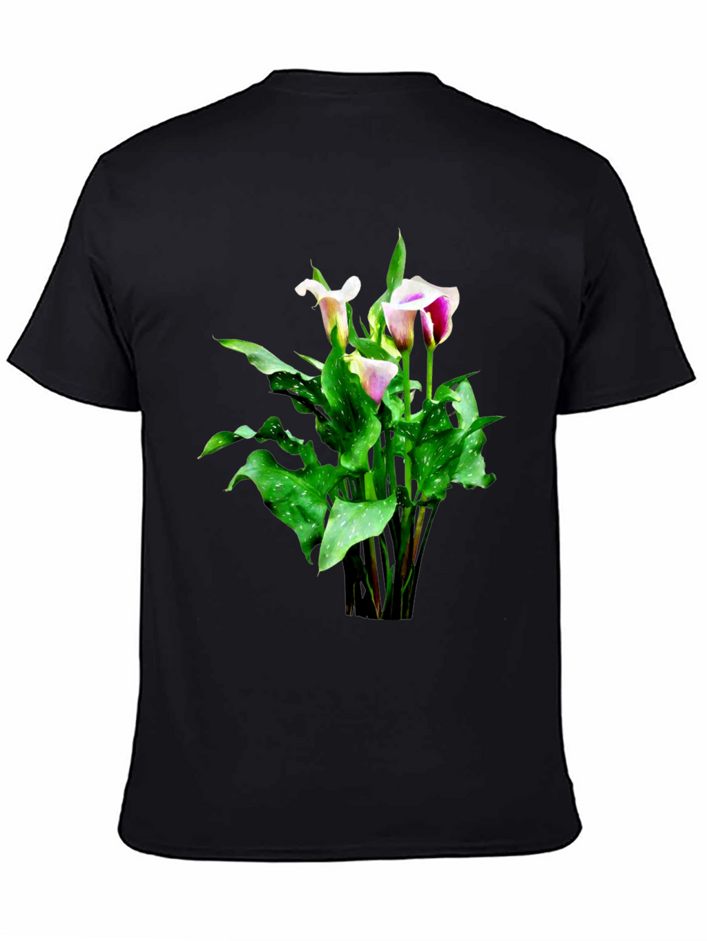 Floral Graphic Tee - Calla Lily Design