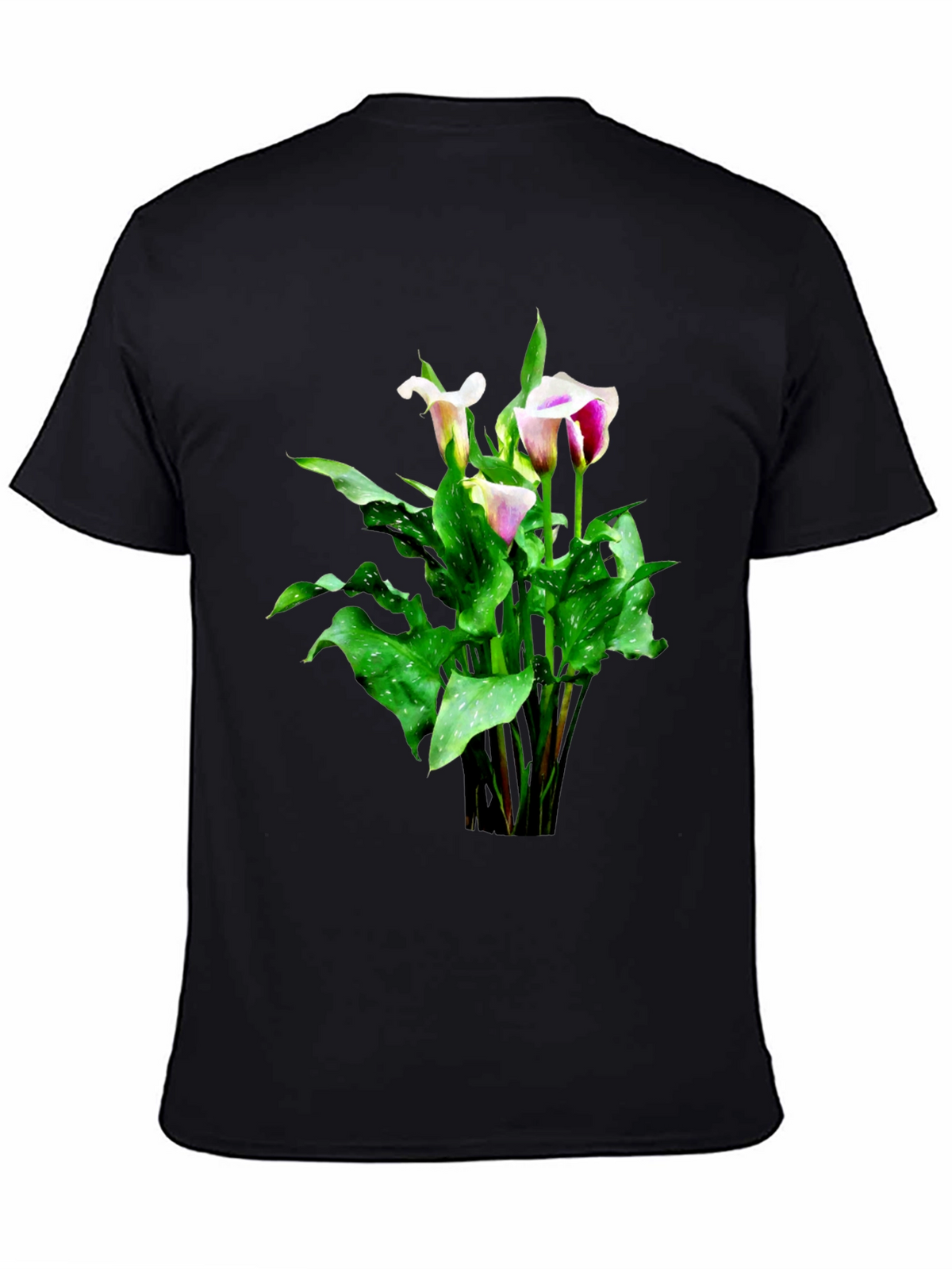 Floral Graphic Tee - Calla Lily Design
