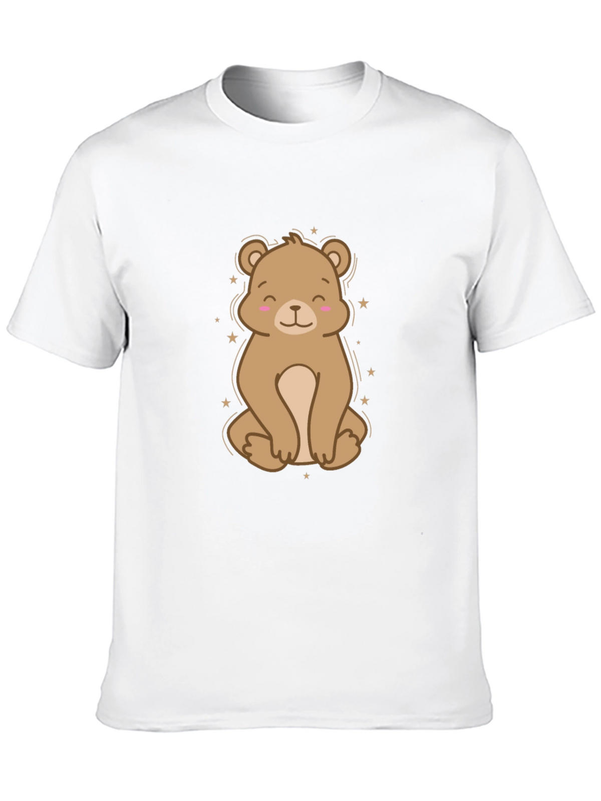 Cute Bear Graphic T-Shirt - Soft Cotton Blend