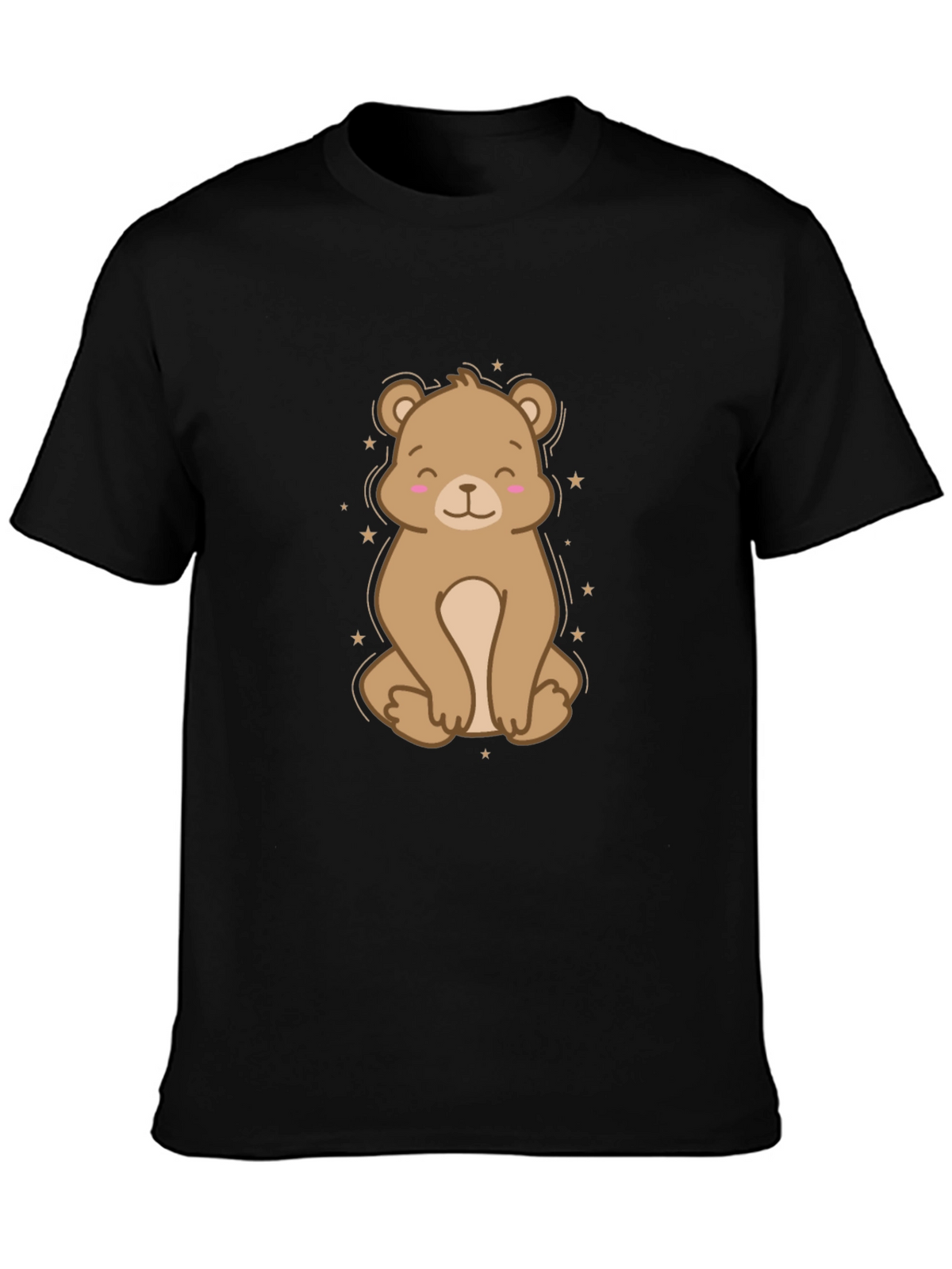 Cute Bear Graphic T-Shirt - Soft Cotton Blend