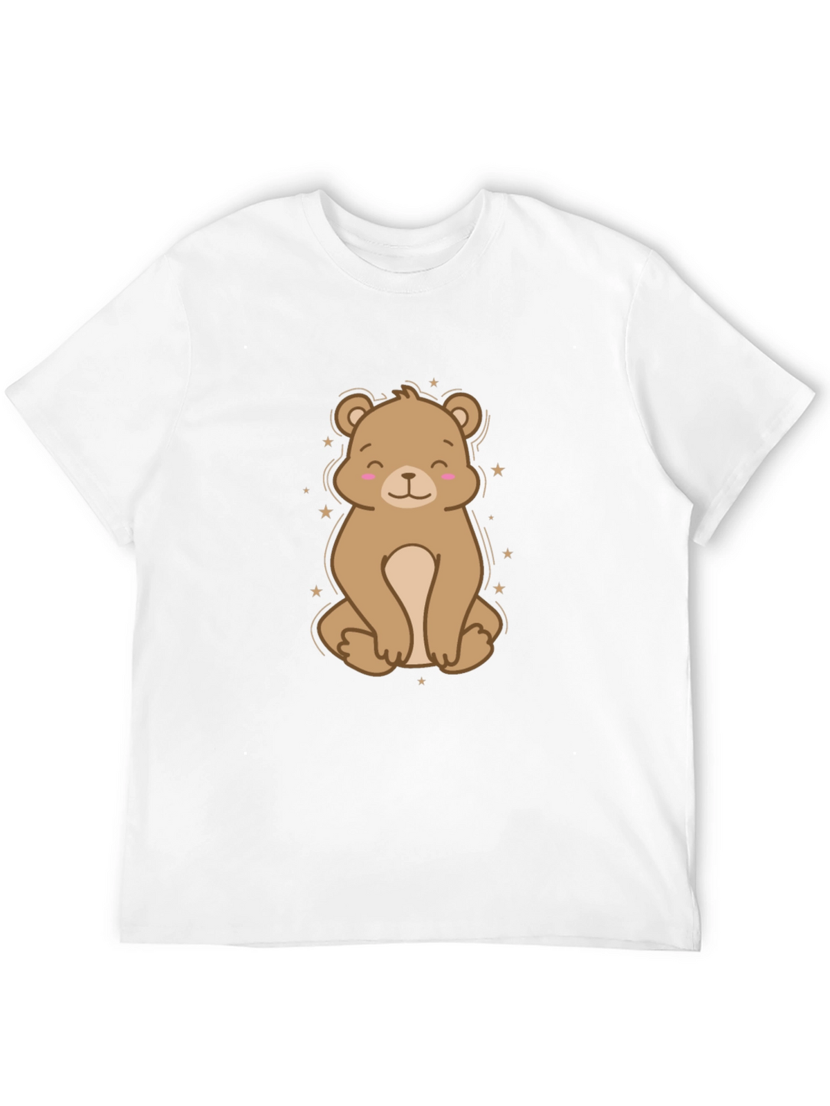 Cute Bear Graphic T-Shirt - Soft Cotton Blend