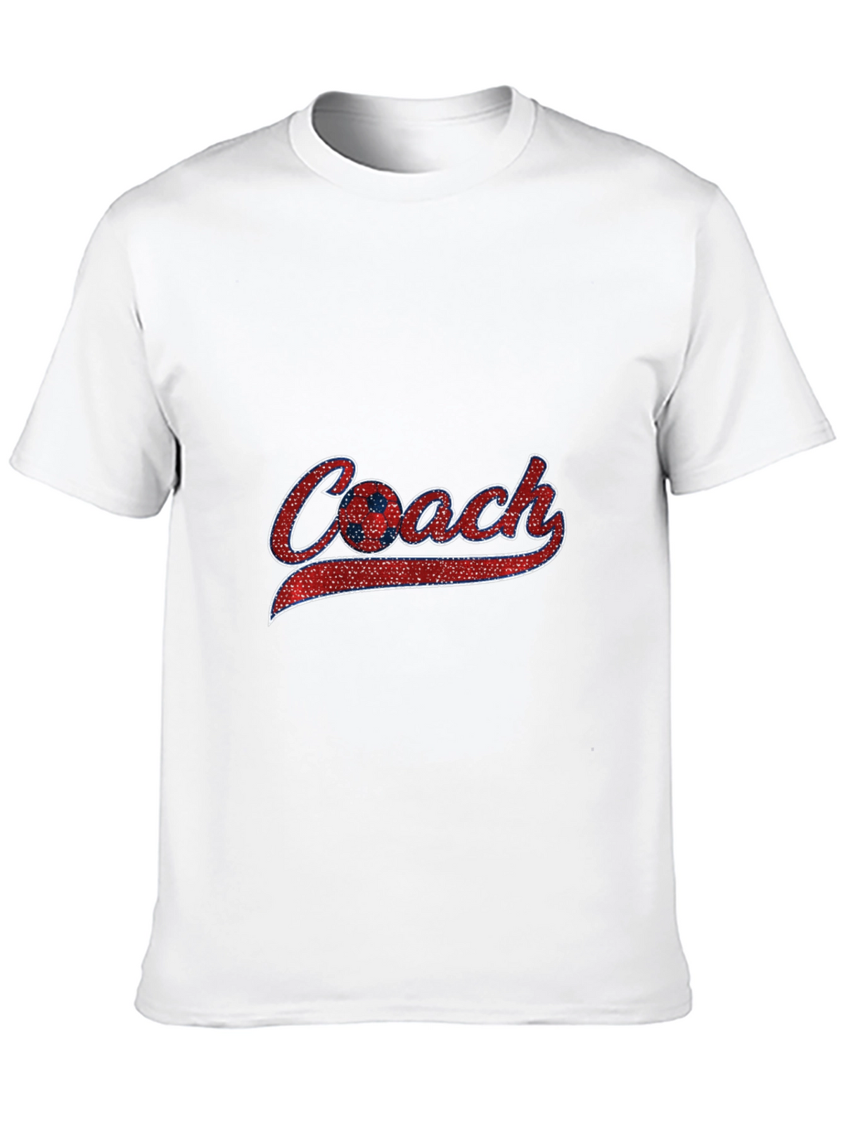 Soccer Coach Graphic Tee - Black Cotton T-Shirt