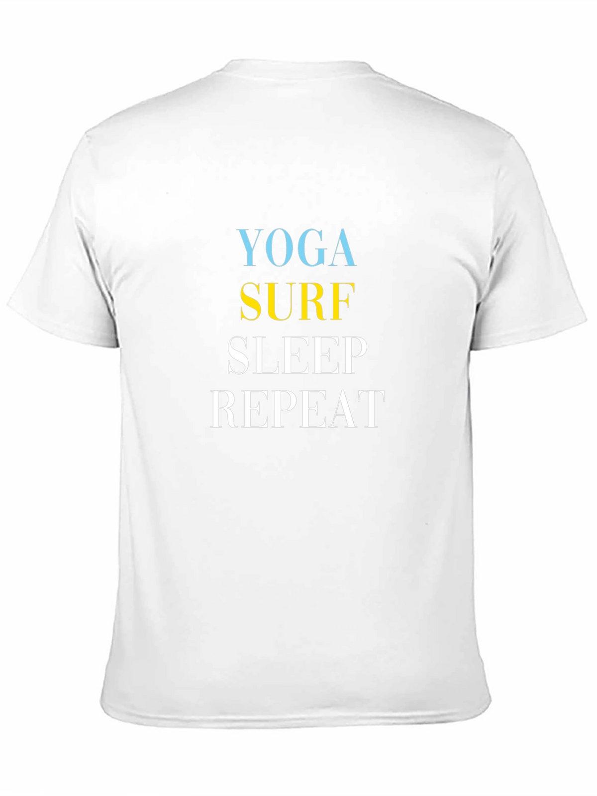 Yoga Surf Sleep Repeat Graphic Tee
