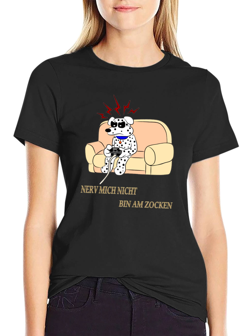 Gamer Dog T-Shirt - Funny Novelty Tee