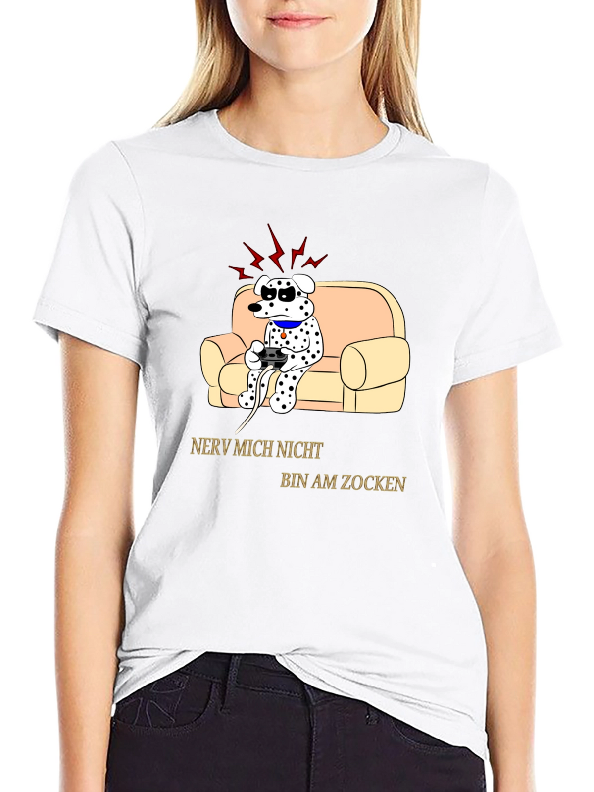 Gamer Dog T-Shirt - Funny Novelty Tee