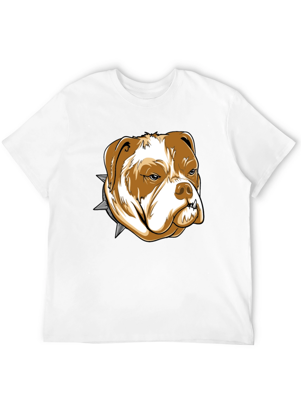 Bulldog Graphic Tee - Black Cotton T-Shirt