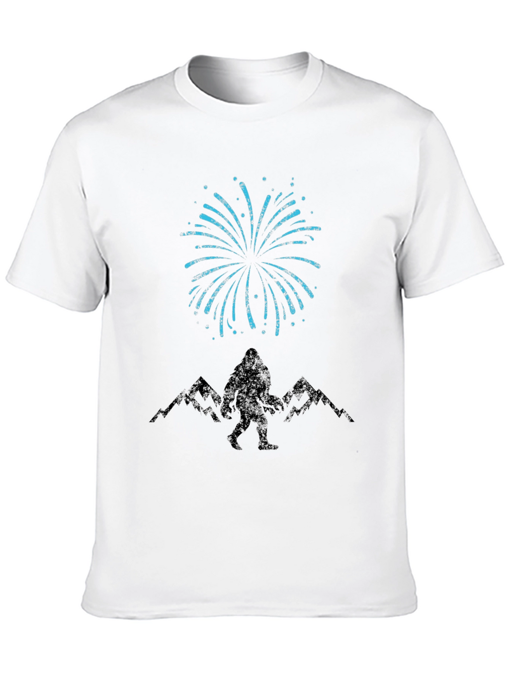 Bigfoot Fireworks Black T-Shirt