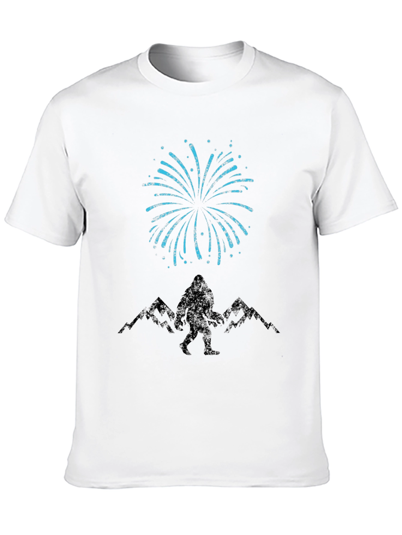 Bigfoot Fireworks Black T-Shirt