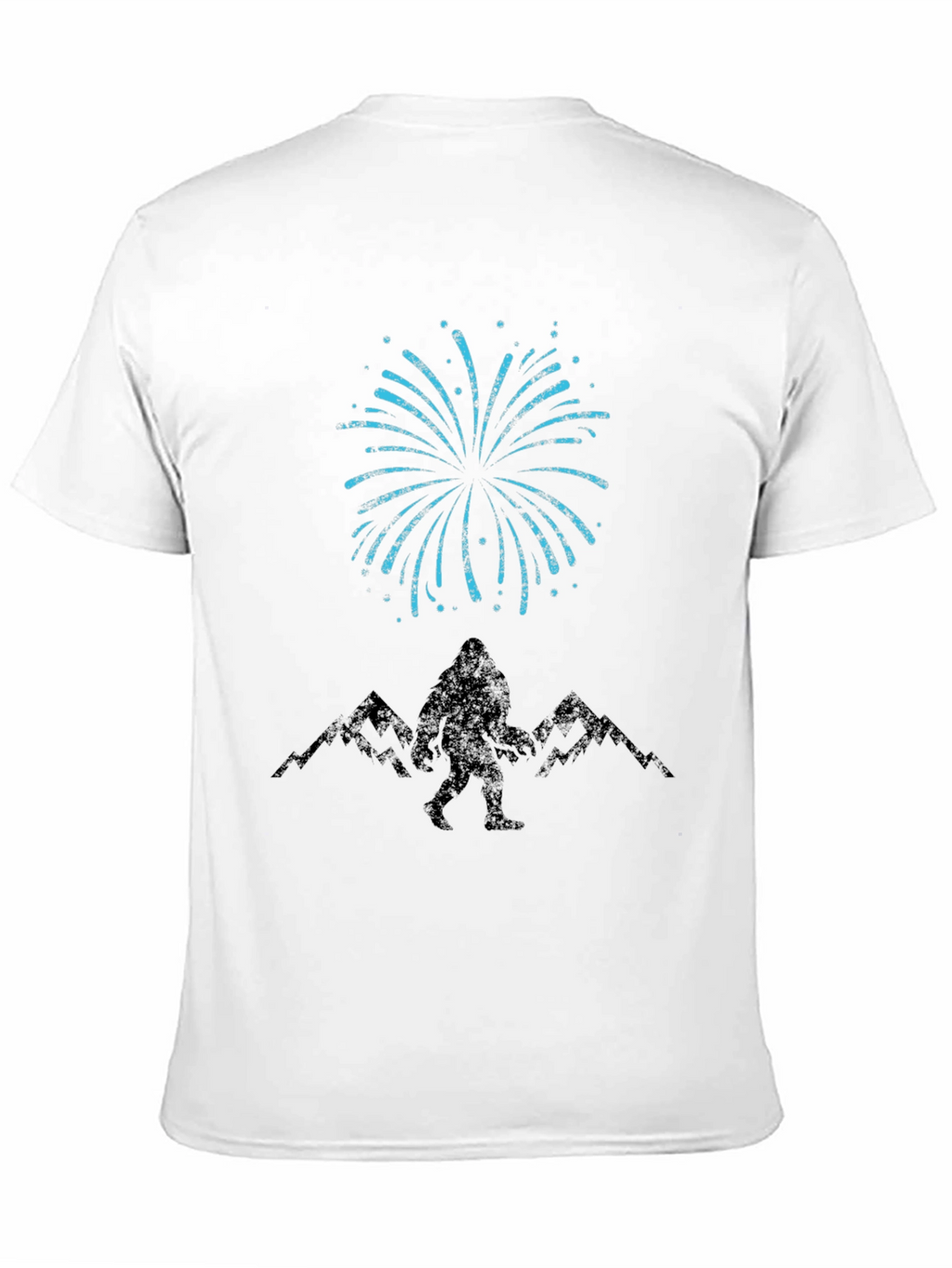 Bigfoot Fireworks Black T-Shirt