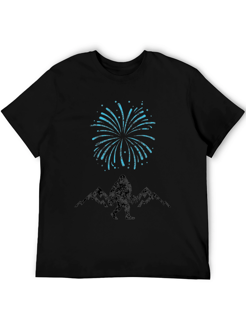 Bigfoot Fireworks Black T-Shirt